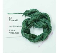 Шёлковое мулине Dinky-Dyes S-052 Emerald